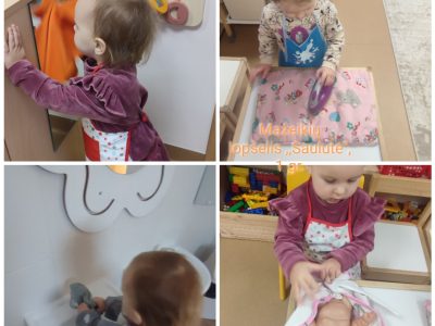 Ankstyvojo amžiaus vaikų projektas „Mažų rankyčių darbai dideli“