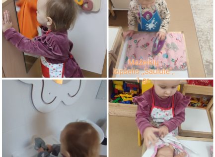 Ankstyvojo amžiaus vaikų projektas „Mažų rankyčių darbai dideli“