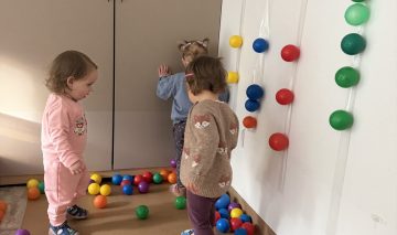 Mes – Judumo savaitės dalyviai.  Spalvoti kamuoliukai rado savo vietas! 
