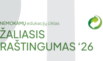Nuotolinių edukacijų ciklas „Žaliasis raštingumas“: rugsėjo veiklos