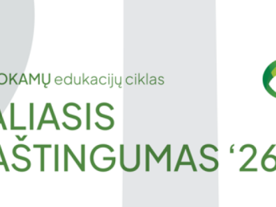 Nuotolinių edukacijų ciklas „Žaliasis raštingumas“: rugsėjo veiklos Nuotolinių edukacijų ciklas „Žaliasis raštingumas“: rugsėjo veiklos