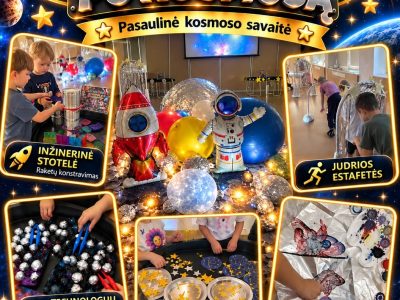 STEAM veikla: kosmoso tyrinėtojai: nuo judesio iki atradimo